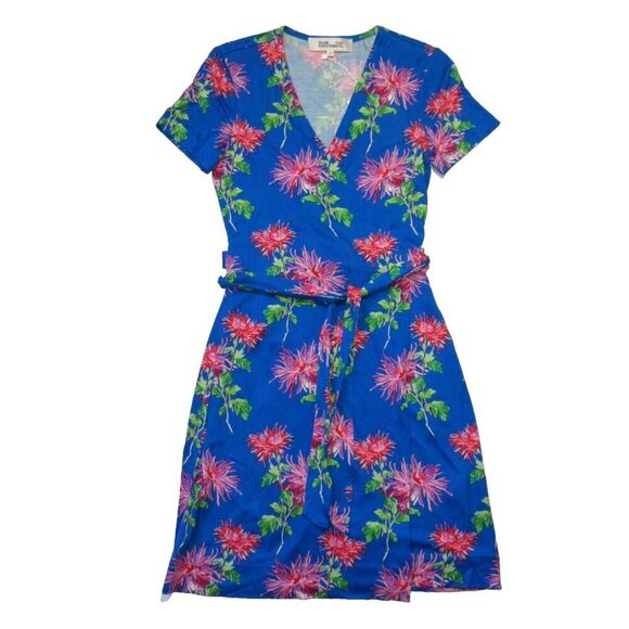 NWT Diane von Furstenberg DVF New Julian Two in Hewes Large Silk